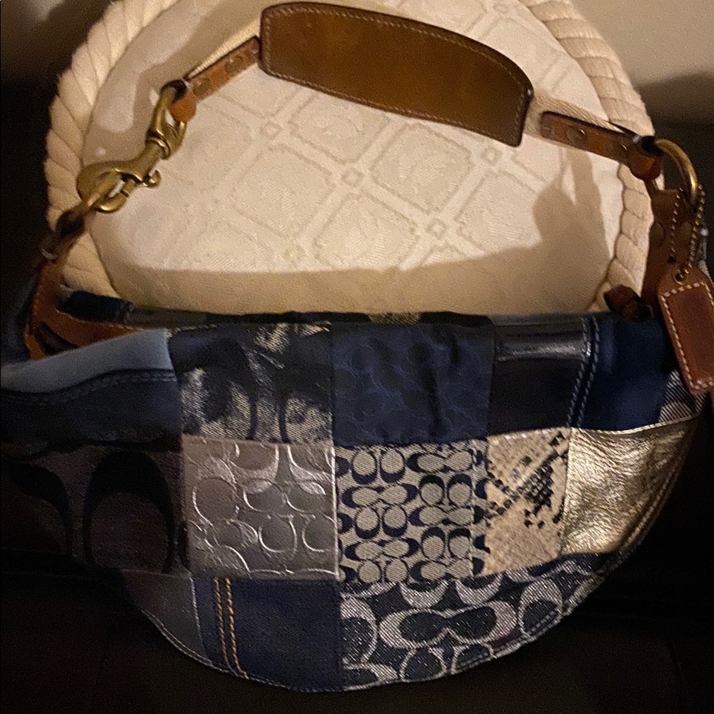 Coach Denim Patchwork
